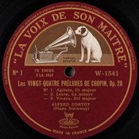 La Voix De Son Maître : Cortot - Preludes 1 - 6